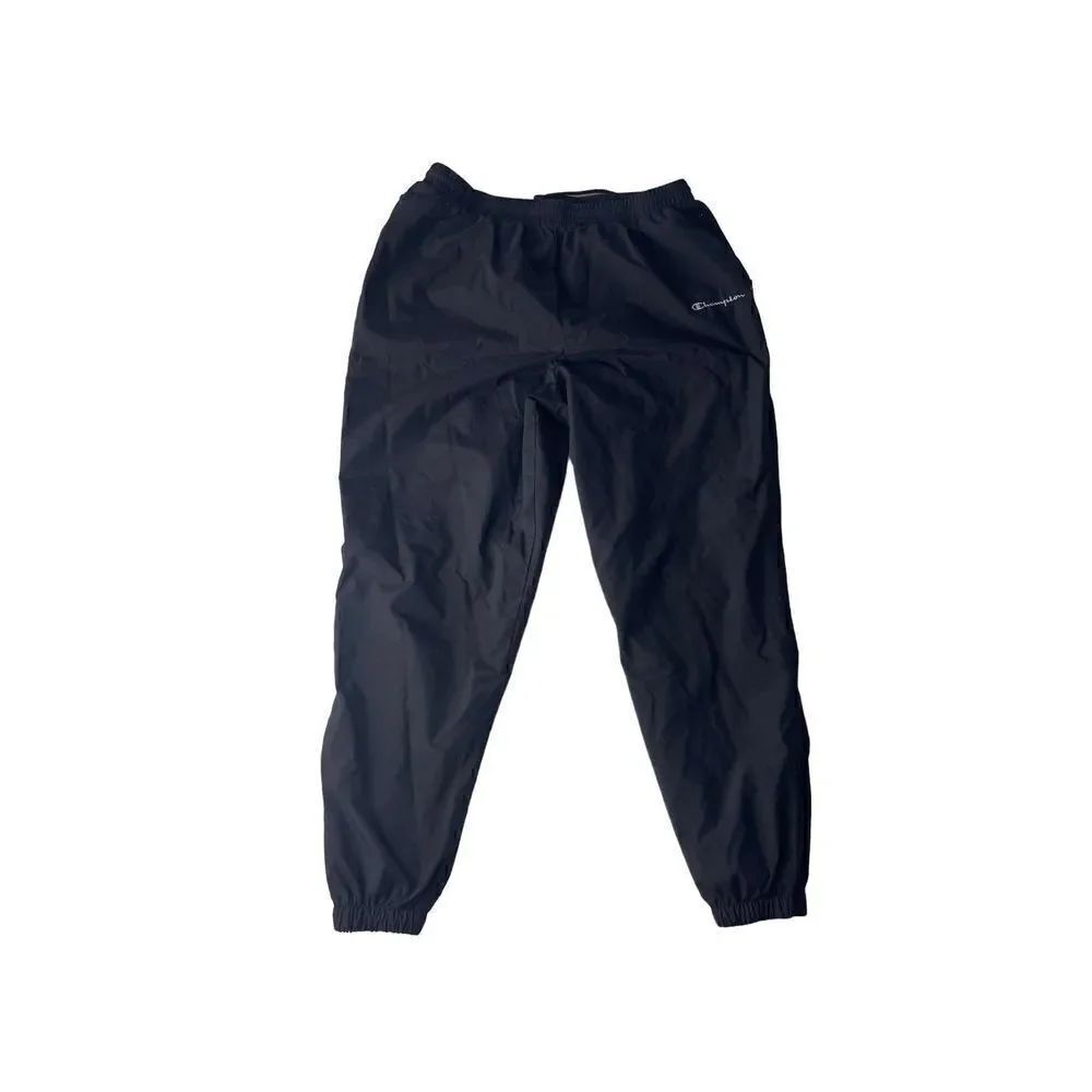 Vintage 90's y2k Black Windbreak Jogger Pants Women’s Size 2XL